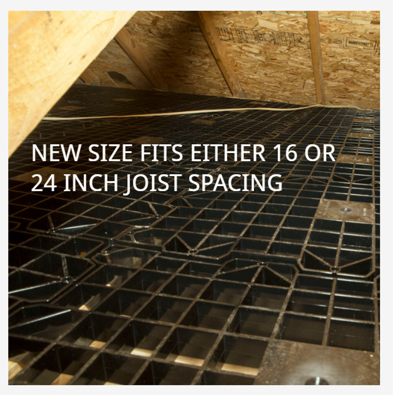 Attic Dek Fits 16 Or 24 Center Joist 4 Pack Attic Flooring Decking