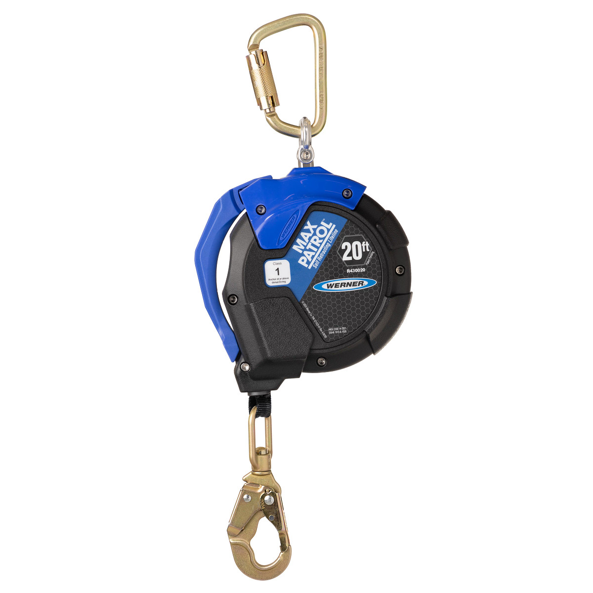 Werner R430020 Max Patrol 20' Web Self Retracting Lifeline