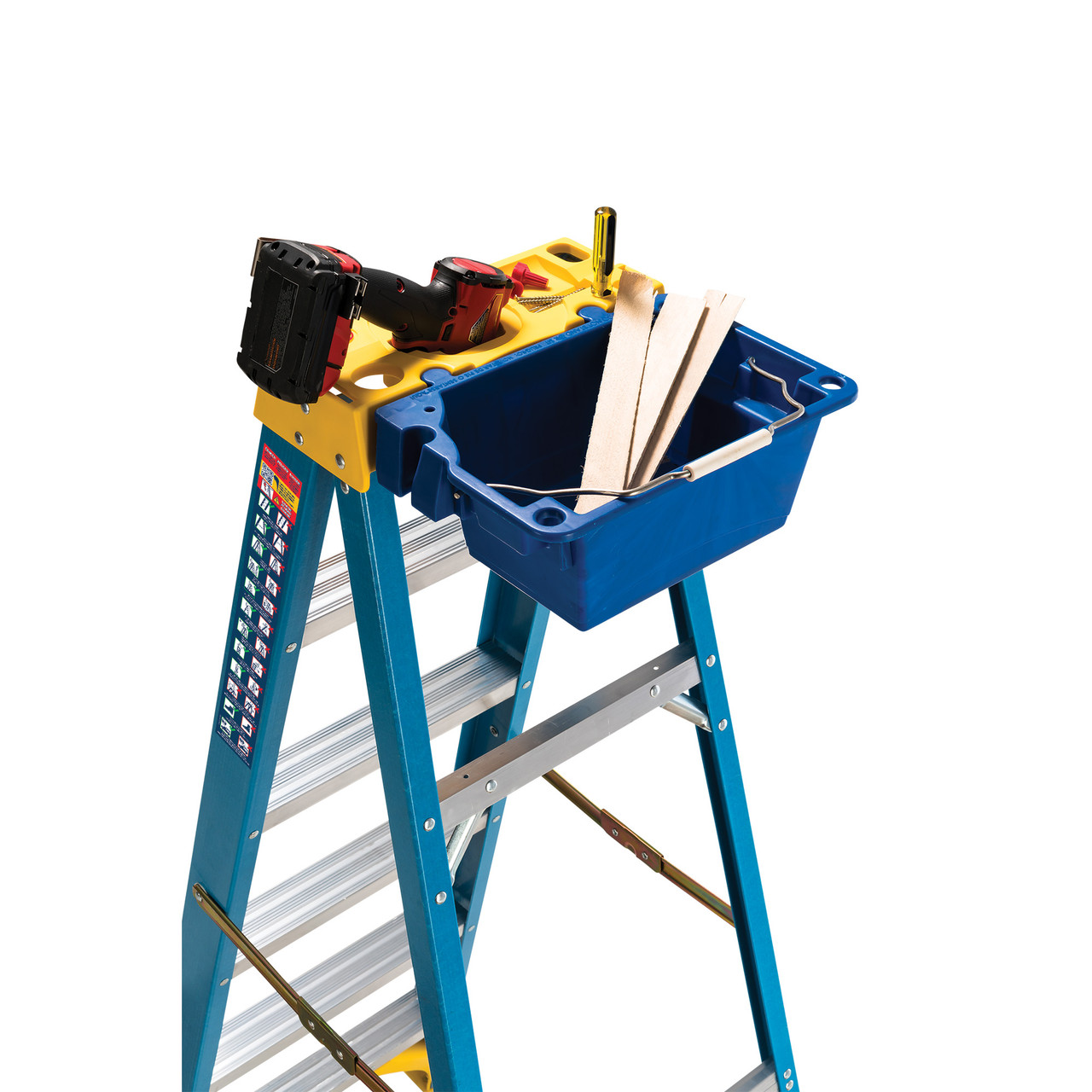 Werner 6000 Series Fiberglass Stepladder | 250 lb Rated