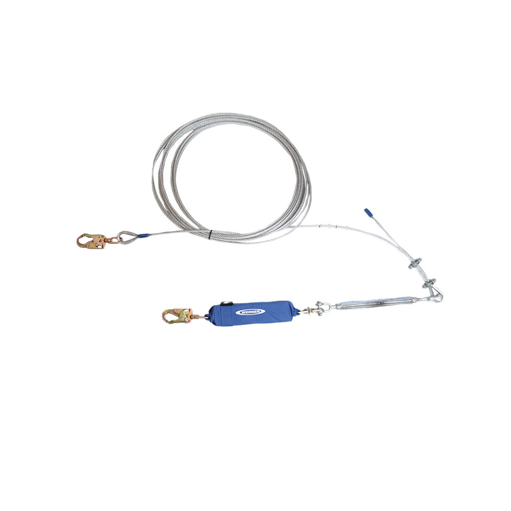 Werner L1530XX 2-Man Cable Horizontal Lifeline System - Industrial