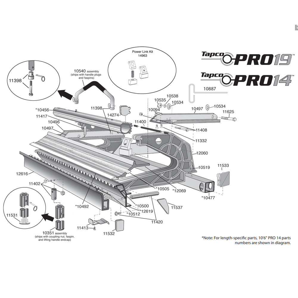 Tapco Part / Brake Part #14963 / Power Link Kit (6) - Industrial