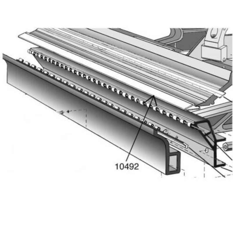 Tapco Brake Part 10493 / 12'6" Stainless Edge ? Industrial Ladder