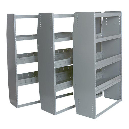Adrian Steel MD607 4Shelf Unit, 42w x 56h x 14d, Gray Industrial