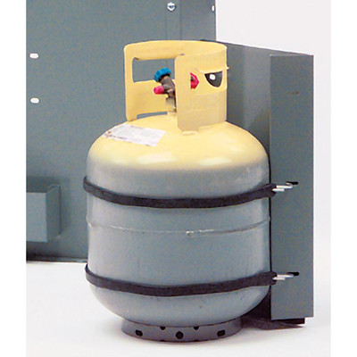 Adrian Steel #TH30 Tank Holder, (1) 30lb , 11.5w x 18.1h x 2.6d, Gray