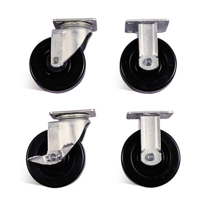 Knaack #695 6" Caster Set with Brakes (Set of 4)