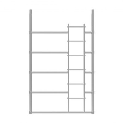 MetalTech AL-F4103 | Aluminum Scaffold - Wide frame with ladder span for Span 400