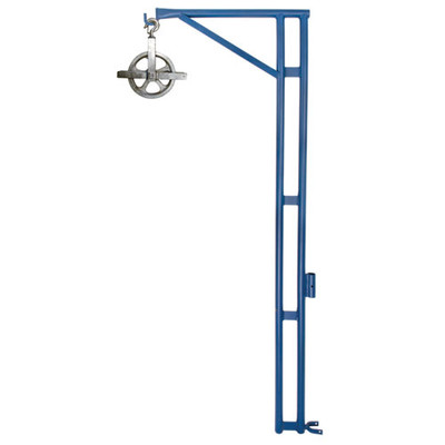 MetalTech M-MHAP Hoist Post & Gin Block Pulley Kit, CSA Certification, blue, MetalTech brand equipment.