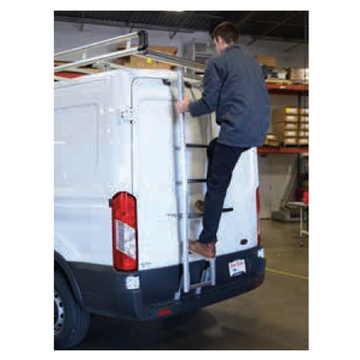 Prime Design Roof Ladder AAL-8011 Ford Transit Roof | 110" High Roof / Bright Aluminum