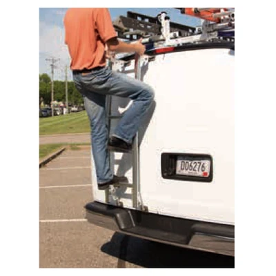 Prime Design Roof Ladder AAL-8015 for Chevy Express, 84" Low Roof, Bright Aluminum, by Prime Design.