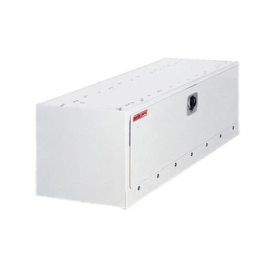 Weather Guard Model 9444-3-01 Wheel Well Cabinet, 42x15x14 in, for Van Storage solutions.