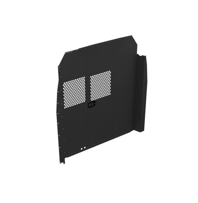 Adrian #S1M2HC2SPH Partition w/ Visibility & Door Kit, Gray, Sprinter High Roof