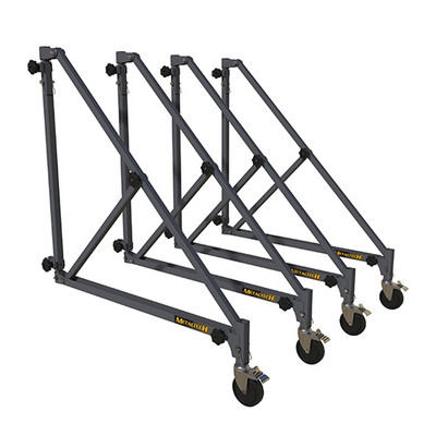 MetalTech #I-BMSO4TT 46″ Universal Outriggers with Casters, set of 4, with Caster Wheels.