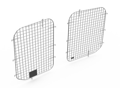 Adrian #60-TRMHRDR Rear Doors Vehicle Security Kit, Driver & Passenger Side, Transit security screen.
