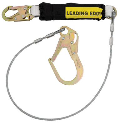 Werner C361220LE Single Leg - Cable LEADING EDGE Lanyard - ReBar Hook
