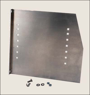 System One FAADR Divider Right Side truck tool accessories in steel, with screws and washers included.