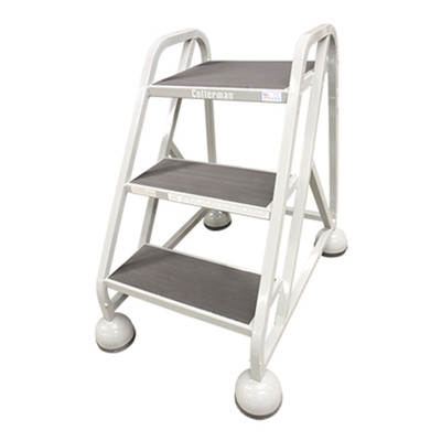 Cotterman ST-320 A2 XX P5 | MasterStep Office Ladder / 3 - Step / 27 In Platform Height / 27 In Overall Height / Double Top Step / No Handrail