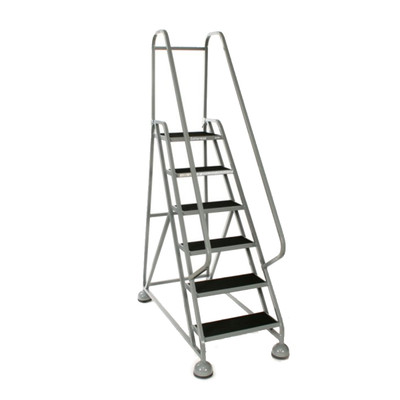 Cotterman ST-521 A2 XX P5 | MasterStep Office Ladder / 5 - Step / 45 In Platform Height / 75 In Overall Height / Double Top Step / Double Handrail