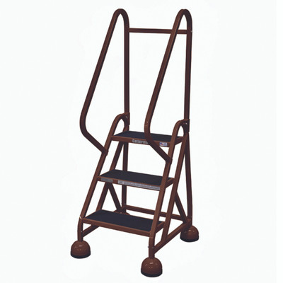 Cotterman ST-301 A2 XX P5 | MasterStep Office Ladder / 3 - Step / 27 In Platform Height / 57 In Overall Height / Double Handrail