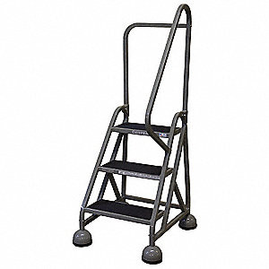 Cotterman ST-323 A2 XX P5 MasterStep Office Ladder, 27 in platform height, double top step.