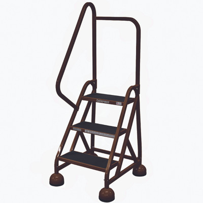 Cotterman ST-302 A2 XX P5 | MasterStep Office Ladder / 3 - Step / 27 In Platform Height / 57 In Overall Height / Left Handrail