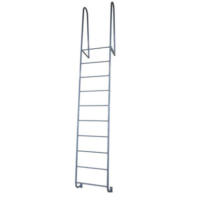 Cotterman D6WT Secure Mezzanine Climbing walk-thru dock ladder, 6-rung, 300lb rating, Cotterman brand.