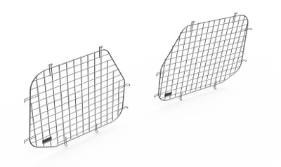 Adrian #60-TRLRDR Rear Doors Security Screen Kit, Gray, Transit Low Roof