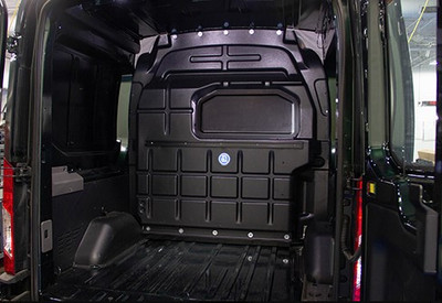 Adrian Steel #PARFTMC-NW Crew Van Composite Partition, Black, Transit Mid Roof