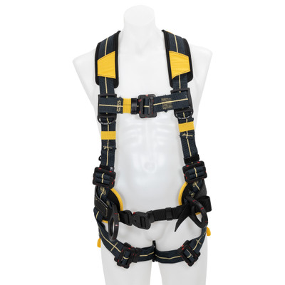 Werner Fall Protection H93410X Arc Flash construction harness with pass through legs, Electric Arc Protection.