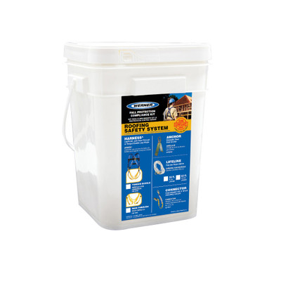 Werner K112201 Roofing Bucket, 50' Deluxe (Basewear Standard Harness w/Tongue Buckle legs)