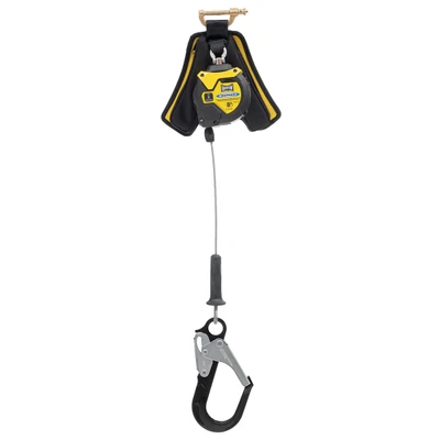 Werner Fall Protection R410008LE-R 8ft Bantam Self-Retracting Lifeline with Aluminum Rebar Hook.