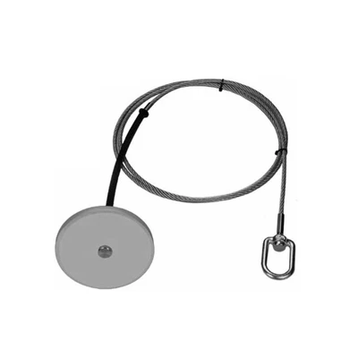 Werner Fall Protection A710006-1 Drop Through 5K Anchor 6" Plate with Fall Protection Connector.