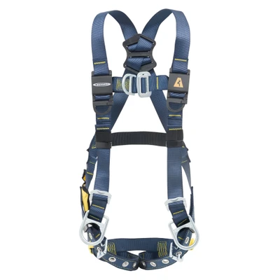 Werner Fall Protection H36200X Litefit Climbing/Positioning (Back, Hip & Front D-Rings) Harness, Tongue Buckle Legs