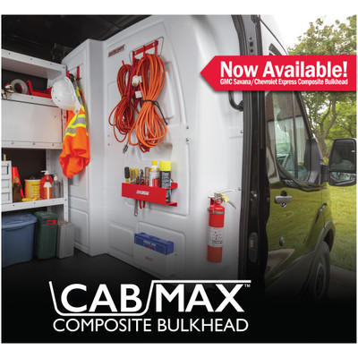 Weather Guard Model 96100-3-01 CabMax Composite Bulkhead cargo van divider for GMC Savana, Chevrolet Express.