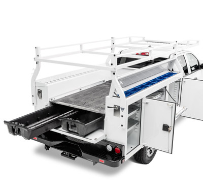 DECKED Drawer System XSB - Service Body (48" - 51" wide) *Fully Assembled* Bed Length 6' 2" Color: Black