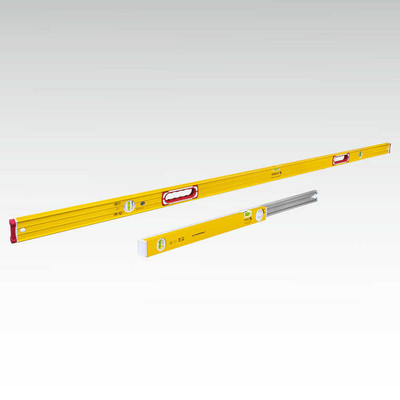 Stabila 37540 Spirit levels, Type 196 Jamber Set w/ Type 80 T, yellow door jamb tools.
