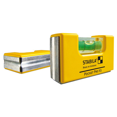 Stabila 11901 Pocket Level Pro w/ V-Groove Magnet