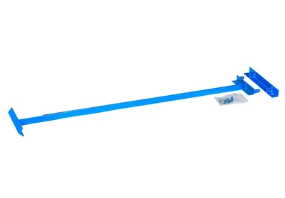 Safety Hoist Support Brace by Safety Hoist, blue color, sturdy equipment for lifting operations.