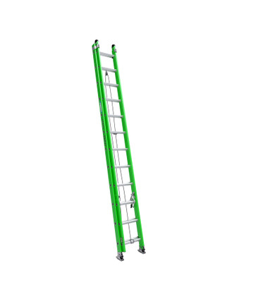 Werner "AERO" Box Rail Fiberglass Extension Ladder | Type IAA