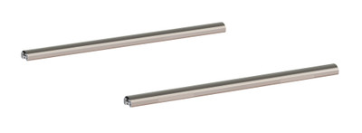 Adrian 48-inch crossbars, two silver crossbar kits with ARE / LEER caps, from Adrian brand.
