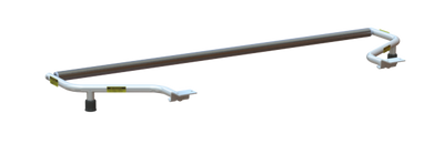 Adrian Steel #RRBGMW UTILITY, REAR ROLLER, GM, WHITE