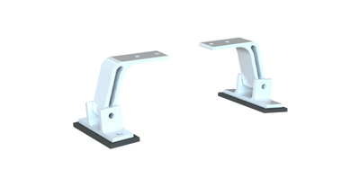 Adrian Steel #SPMBK2W | Mounting Feet, 2-Pack, Sprinter, White