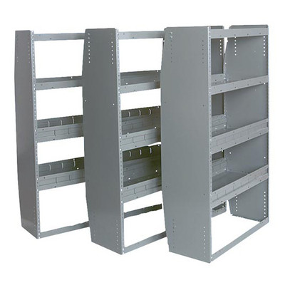 Adrian Steel #HD-32SWP 4-Shelf Unit, 32w x 56h x 14d, Gray