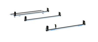 Adrian 3B6RRGMW 3-Bar Utility Rack w/ (6)6" Uprights & Rear Roller - No Mounts / Express & Savana