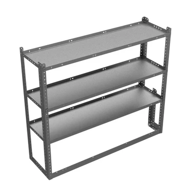 Adrian 4B Shelf, 12x18, stylish home decor, gray metal storage unit by Adrian.