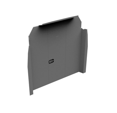 Adrian S1M1HC1SPH Partition Panel Kit w/ Swing Door, (3) Solid Panels / Sprinter High Roofs