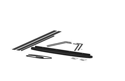 Adrian truck hardware kit for Silverado 1500 6.5' bed, THKGMT178M23 model, silver color.