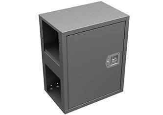 Adrian 12-ADR Cabinet w/ Lock, Single Shelf, 18"W x 12"D x 22"H