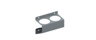 Adrian ACH2-5 2-Slot Aerosol Can Holder, gray, by Adrian, for holding aerosol cans securely.