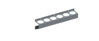 Adrian ACH6-210 6-Slot Aerosol Can Holder for efficient paint can storage rack organization.