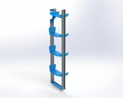 Adrian ACSK1663A4 16" Center Support Kit, 4-Shelf / Mid Roof